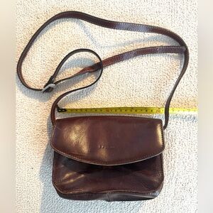 I Ponti - Brown Leather Crossbody Bag